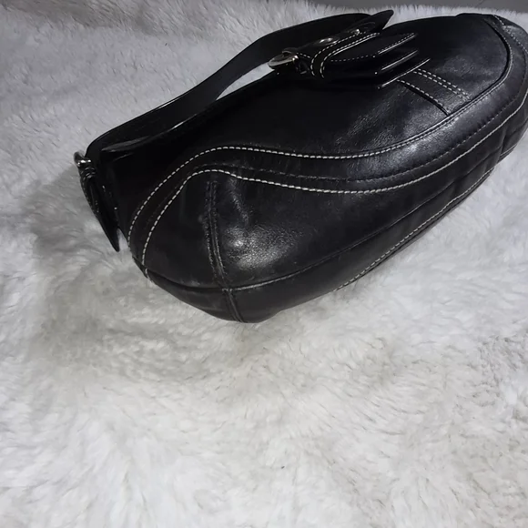Coach Y2K Soho Black Leather Shoulder Bag - Picture 6 of 13